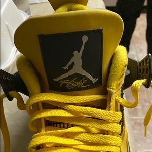 Yellow Jordan 4s
